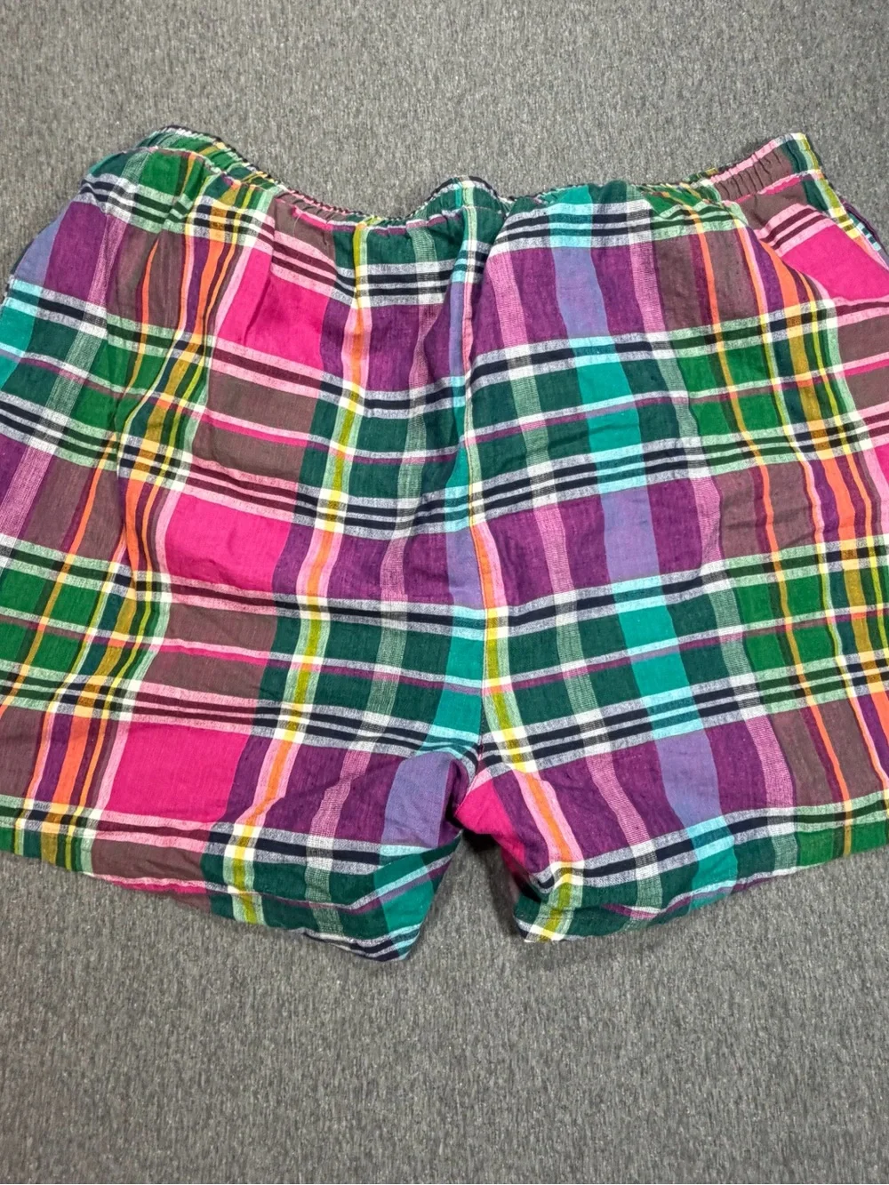Polo Sport by Ralph Lauren Men’s 90s Vintage Plaid Swim Trunks Bathing Suit XL